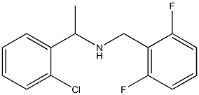 [1-(2-chlorophenyl)ethyl][(2,6-difluorophenyl)methyl]amine