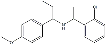  [1-(2-chlorophenyl)ethyl][1-(4-methoxyphenyl)propyl]amine