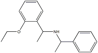 [1-(2-ethoxyphenyl)ethyl](1-phenylethyl)amine 化学構造式