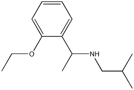 [1-(2-ethoxyphenyl)ethyl](2-methylpropyl)amine,,结构式