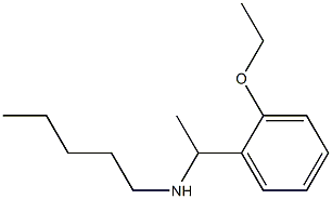 [1-(2-ethoxyphenyl)ethyl](pentyl)amine Structure