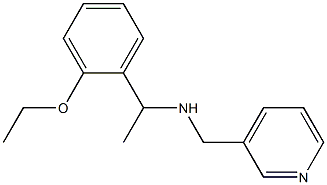 [1-(2-ethoxyphenyl)ethyl](pyridin-3-ylmethyl)amine,,结构式