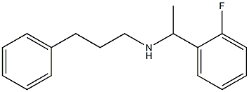 [1-(2-fluorophenyl)ethyl](3-phenylpropyl)amine Struktur