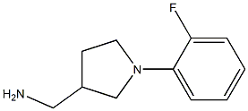 [1-(2-fluorophenyl)pyrrolidin-3-yl]methylamine Struktur