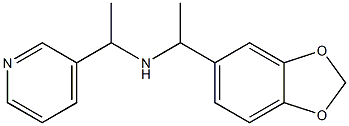 [1-(2H-1,3-benzodioxol-5-yl)ethyl][1-(pyridin-3-yl)ethyl]amine Structure