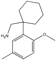 [1-(2-methoxy-5-methylphenyl)cyclohexyl]methanamine Structure