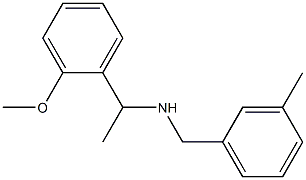 [1-(2-methoxyphenyl)ethyl][(3-methylphenyl)methyl]amine