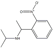 [1-(2-nitrophenyl)ethyl](propan-2-yl)amine 化学構造式