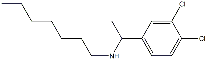 [1-(3,4-dichlorophenyl)ethyl](heptyl)amine,,结构式