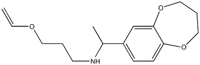 [1-(3,4-dihydro-2H-1,5-benzodioxepin-7-yl)ethyl][3-(ethenyloxy)propyl]amine