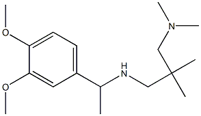 [1-(3,4-dimethoxyphenyl)ethyl]({2-[(dimethylamino)methyl]-2-methylpropyl})amine Structure