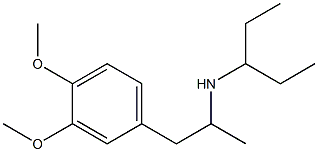 [1-(3,4-dimethoxyphenyl)propan-2-yl](pentan-3-yl)amine Structure