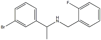 [1-(3-bromophenyl)ethyl][(2-fluorophenyl)methyl]amine