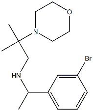 [1-(3-bromophenyl)ethyl][2-methyl-2-(morpholin-4-yl)propyl]amine