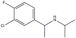 [1-(3-chloro-4-fluorophenyl)ethyl](propan-2-yl)amine Struktur