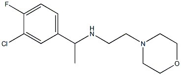 [1-(3-chloro-4-fluorophenyl)ethyl][2-(morpholin-4-yl)ethyl]amine Structure