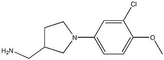 [1-(3-chloro-4-methoxyphenyl)pyrrolidin-3-yl]methylamine