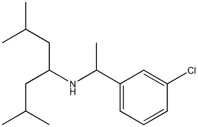 [1-(3-chlorophenyl)ethyl](2,6-dimethylheptan-4-yl)amine