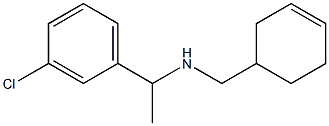  [1-(3-chlorophenyl)ethyl](cyclohex-3-en-1-ylmethyl)amine