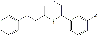 [1-(3-chlorophenyl)propyl](4-phenylbutan-2-yl)amine