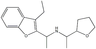 [1-(3-ethyl-1-benzofuran-2-yl)ethyl][1-(oxolan-2-yl)ethyl]amine Structure