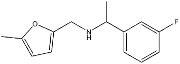 [1-(3-fluorophenyl)ethyl][(5-methylfuran-2-yl)methyl]amine 化学構造式