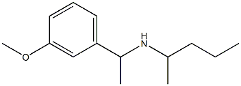 [1-(3-methoxyphenyl)ethyl](pentan-2-yl)amine,,结构式