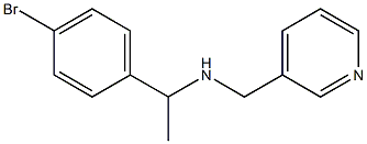 [1-(4-bromophenyl)ethyl](pyridin-3-ylmethyl)amine|