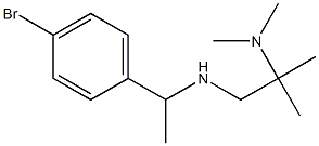 [1-(4-bromophenyl)ethyl][2-(dimethylamino)-2-methylpropyl]amine 结构式