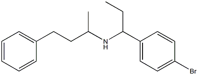 [1-(4-bromophenyl)propyl](4-phenylbutan-2-yl)amine|