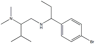  [1-(4-bromophenyl)propyl][2-(dimethylamino)-3-methylbutyl]amine