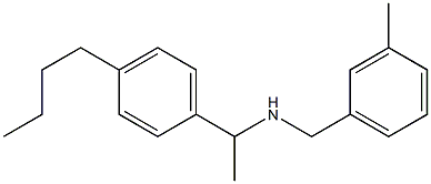 [1-(4-butylphenyl)ethyl][(3-methylphenyl)methyl]amine