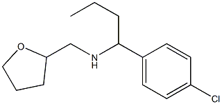 [1-(4-chlorophenyl)butyl](oxolan-2-ylmethyl)amine Structure