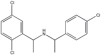 [1-(4-chlorophenyl)ethyl][1-(2,5-dichlorophenyl)ethyl]amine Structure