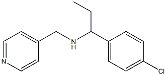 [1-(4-chlorophenyl)propyl](pyridin-4-ylmethyl)amine