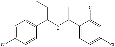 [1-(4-chlorophenyl)propyl][1-(2,4-dichlorophenyl)ethyl]amine