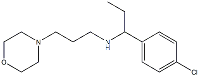 [1-(4-chlorophenyl)propyl][3-(morpholin-4-yl)propyl]amine