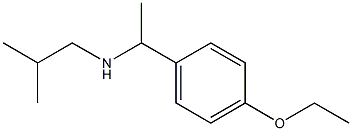 [1-(4-ethoxyphenyl)ethyl](2-methylpropyl)amine Structure