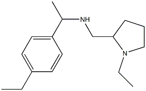 [1-(4-ethylphenyl)ethyl][(1-ethylpyrrolidin-2-yl)methyl]amine Structure