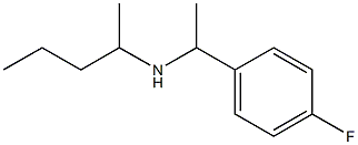 [1-(4-fluorophenyl)ethyl](pentan-2-yl)amine Struktur