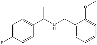 [1-(4-fluorophenyl)ethyl][(2-methoxyphenyl)methyl]amine|