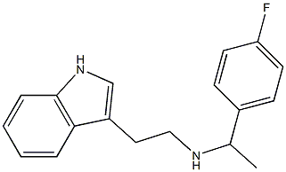 [1-(4-fluorophenyl)ethyl][2-(1H-indol-3-yl)ethyl]amine Structure