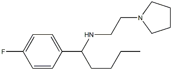 [1-(4-fluorophenyl)pentyl][2-(pyrrolidin-1-yl)ethyl]amine