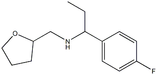 [1-(4-fluorophenyl)propyl](oxolan-2-ylmethyl)amine 化学構造式