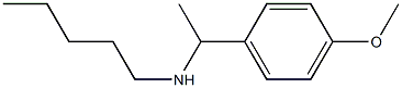 [1-(4-methoxyphenyl)ethyl](pentyl)amine Struktur