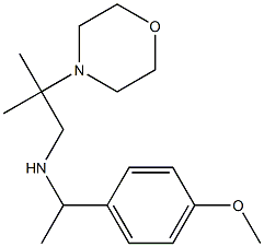  [1-(4-methoxyphenyl)ethyl][2-methyl-2-(morpholin-4-yl)propyl]amine