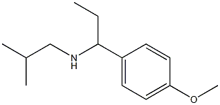 [1-(4-methoxyphenyl)propyl](2-methylpropyl)amine Structure