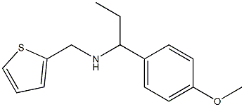  [1-(4-methoxyphenyl)propyl](thiophen-2-ylmethyl)amine