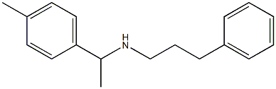[1-(4-methylphenyl)ethyl](3-phenylpropyl)amine Struktur