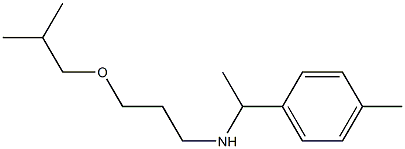 [1-(4-methylphenyl)ethyl][3-(2-methylpropoxy)propyl]amine